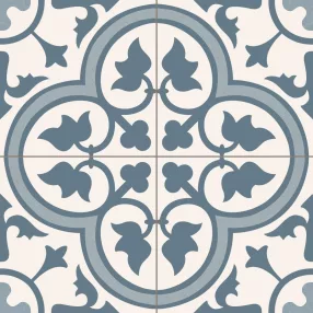 PRISSMACER DOVER BLUE 45X5 cementlap mintás járólap
