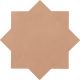 EQUIPE KASBAH Star Terracotta 16,8x16,8 nyolcágú csillag alakú járólap