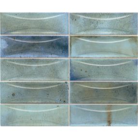 EQUIPE HANOI Arco Sky Blue 6,5x20 3D csempe 