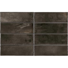 EQUIPE HANOI Black Ash 5,1x16,1 csempe