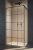 Radaway Modo New Black II Factory Walk-in fekete zuhanyfal