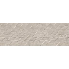   PERONDA DOWNTOWN Beige TRIANGLE 33,3X100 3D beton hatású fürdőszobacsempe