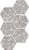 Equipe Urban Forest Silver 29,2x24,2 hexagon dekor járólap, falicsempe