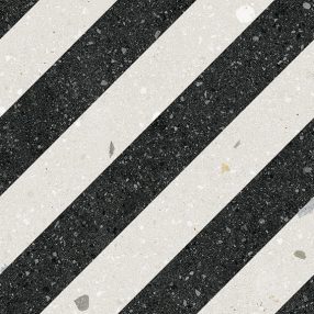   ARCANA CROCCANTE Pastiera Grafito 20x20 terrazzo mintás járólap