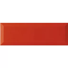 APE LOFT Rojo 10x30 - fényes piros fózolt metro csempe