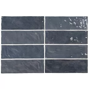 Equipe La Riviera Blue Reef 6,5x20 rusztikus falicsempe