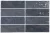 Equipe La Riviera Blue Reef 6,5x20 rusztikus falicsempe