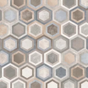   Vives Rift Hexagono Bushmills Multicolor 23x26,6 hexagon járólap, falicsempe