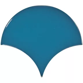 Equipe Fan Electric Blue 10,6x12 pikkely alakú falicsempe