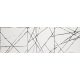 APE CLICK ART I WHITE RECT. 40X120 - dekorcsempe