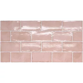 Equipe Altea Dusty Pink 7,5x15 rusztikus falicsempe