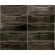 EQUIPE HANOI Arco Black Ash 6,5x20 3D csempe 