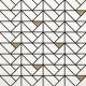 Marazzi Eclettica white Mosaico Bronze M3JA  40x40