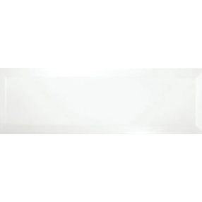   Ribesalbes Bisel Blanco Brillo 10x30 fényes fózolt fehér metrocsempe