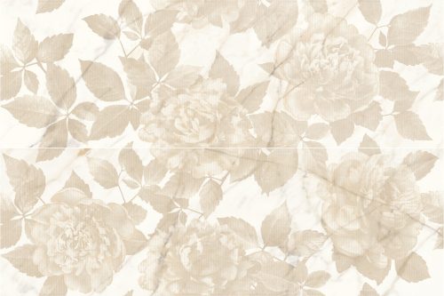 MARAZZI ALLMARBLE Wall Golden White Satin Decoro Rose 80X120 M93N szatén dekorcsempe