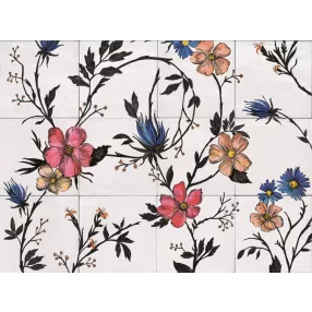   Marazzi Rice Decoro Garden Modulo A 45X60 rusztikus falicsempe dekorszett