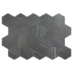 EQUIPE LITHOS DARK 11,6x10,1 hexagon járólap
