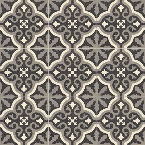 Mainzu Florentine Black 20x20