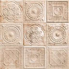 Mainzu Tin Tile Rusty Cream