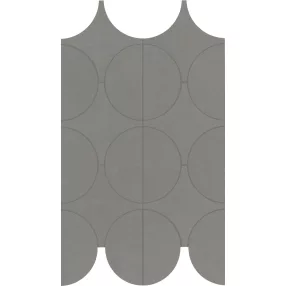 MARAZZI Cementum Lead Mosaico Cerchi 23,8x41,4 csempemozaik