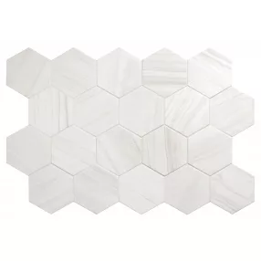 EQUIPE LITHOS White 11,6x10,1 hexagon járólap