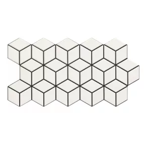 Realonda Rhombus Snow 26,5x51 rombusz járólap, falicsempe