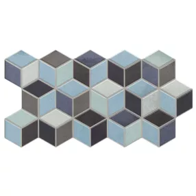 Realonda Rhombus Blue 26,5x51 rombusz járólap, falicsempe