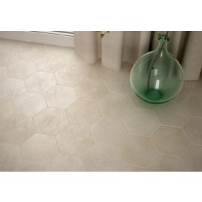 Hatszögletű famintás járólapok 